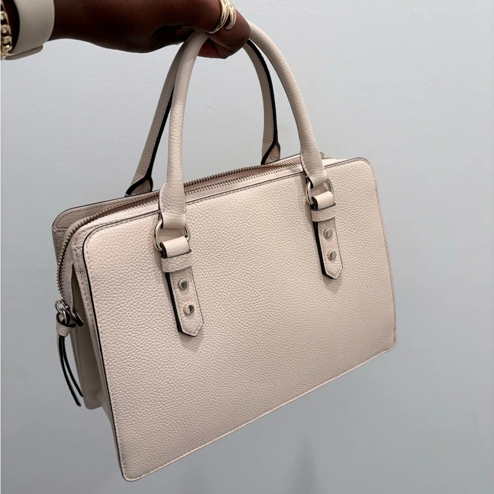 Kate Spade Chic Cream Satchel Bag - Picture 3 of 5